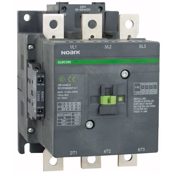 Contactor Noark, 230VAC/DC, 265A, 2ND+2NI 106267