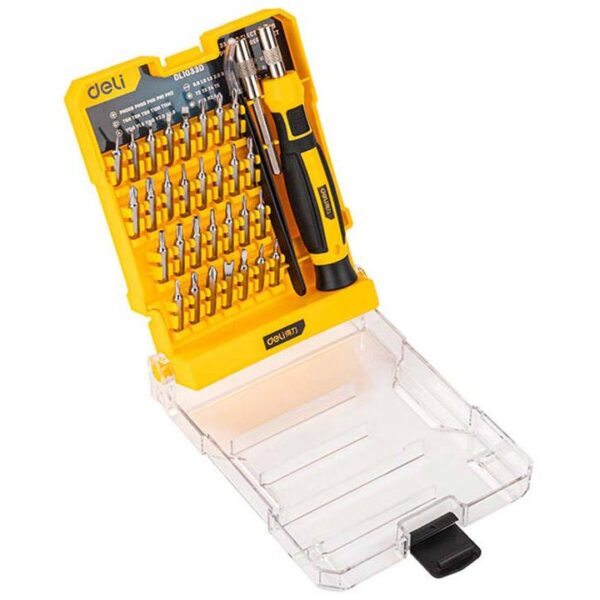 Set surubelnite de precizie 33 buc Deli Tools EDL1033D / 6974173015212