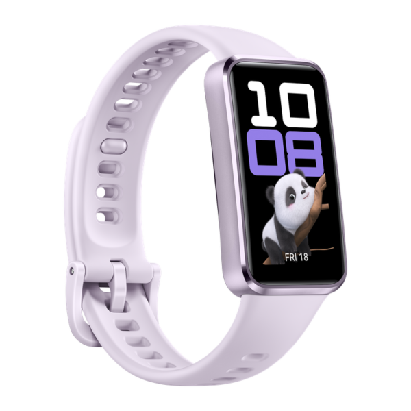 HUAWEI Band 10, Android/iOS, Purple Aluminum Alloy Body with Purple Nylon Strap
