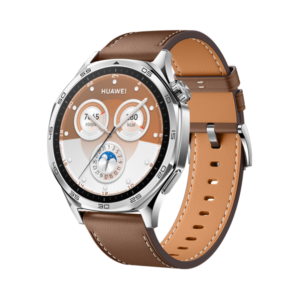 HUAWEI WATCH GT 5 46mm, Curea Brown Composite Leather