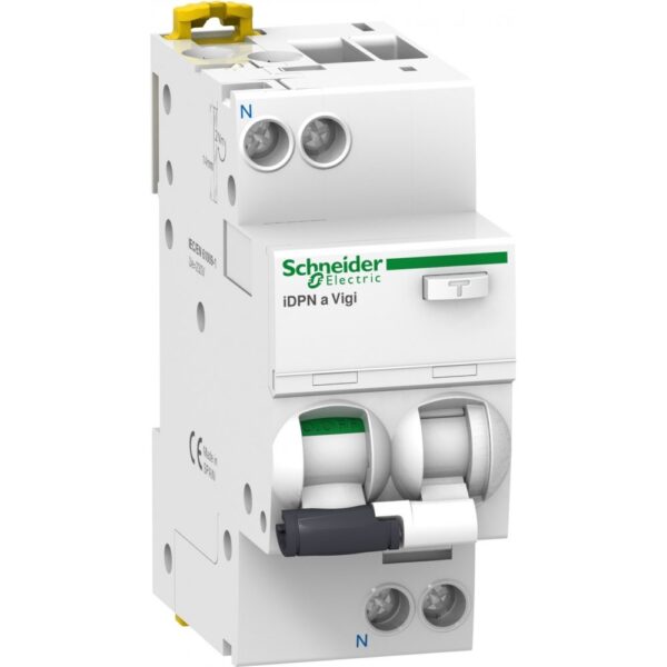 Disjunctor diferential RCBO iDPNa Vigi 25A 30 mA tip AC, curba C, Schneider A9D34625