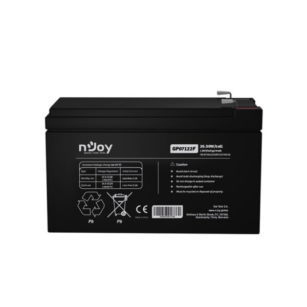 Acumulator AGM nJoy GP07122F
