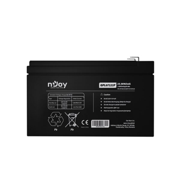 Acumulator AGM nJoy GPL07122F