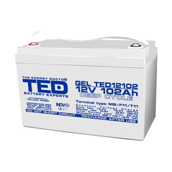 Acumulator  AGM TED Deep Cycle TED003492