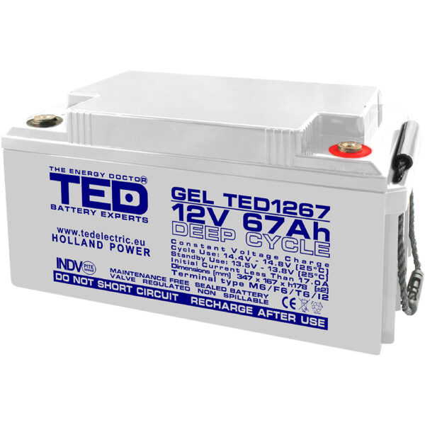 Acumulator AGM VRLA GEL TED TED003461