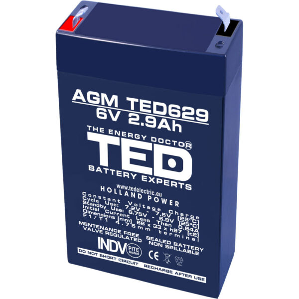 Acumulator AGM VRLA TED TED002877