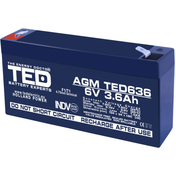 Acumulator AGM VRLA TED TED002891