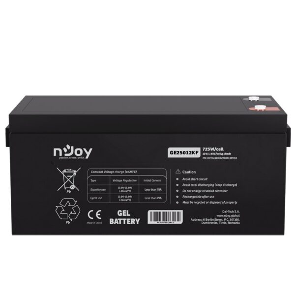 Acumulator GEL Deepcycle nJoy GE25012KF