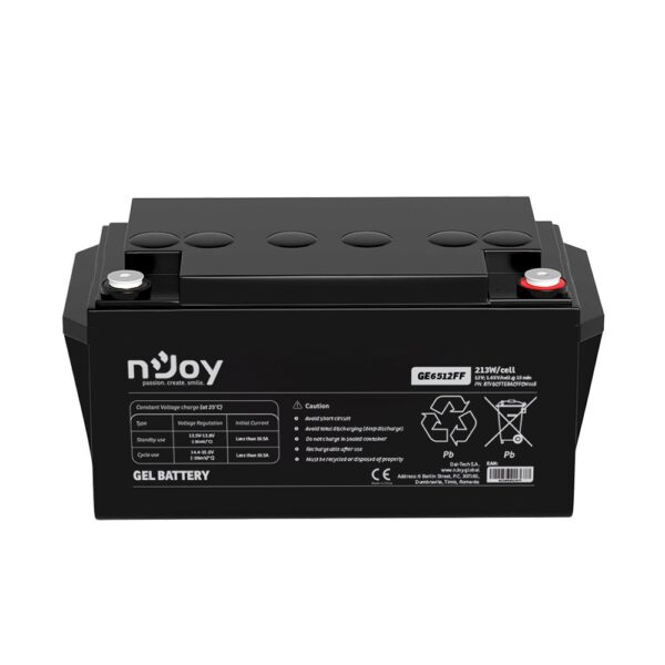 Acumulator GEL Deepcycle nJoy GE6512FF