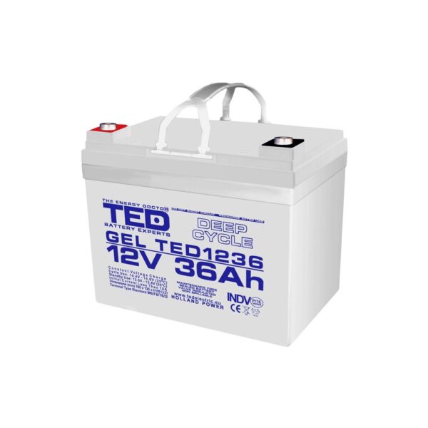 Acumulator reincarcabil GEL TED Deep Cycle solar TED003386