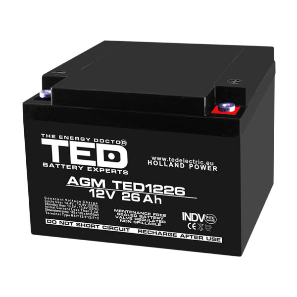 Acumulator TED AGM VRLA TED003638
