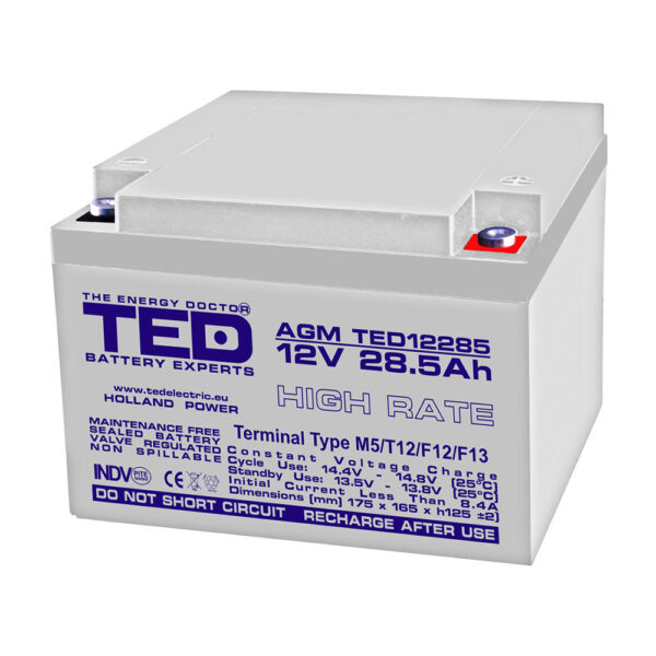 Acumulator TED AGM VRLA TED003447