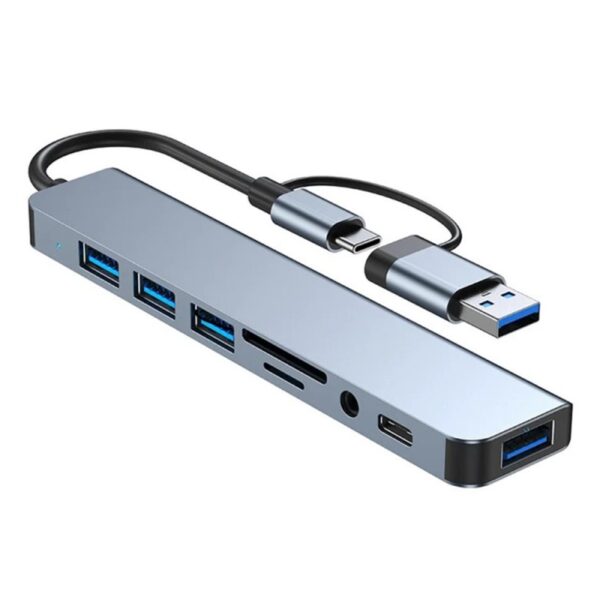 Adaptor Hub Multifunctional 8 In 2 Techstar® CYC8IN2