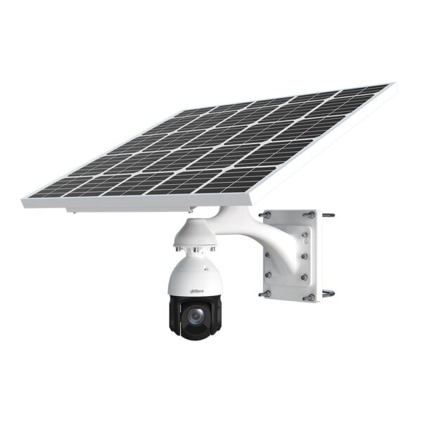 Camera supraveghere rotativa IP Speed Dome PTZ 4G cu panou solar Dahua Starlight WizSense