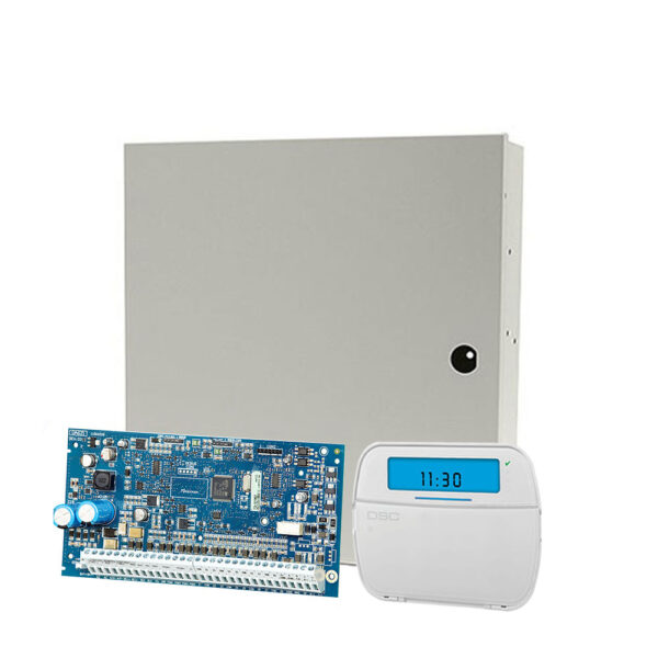 Centrala alarma antiefractie DSC NEO-2016 cu tastatura NEO HS2ICON si carcasa PC5003