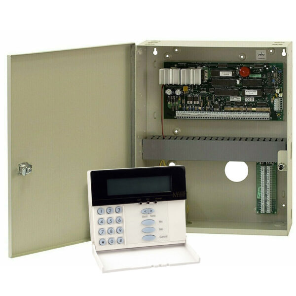 Centrala alarma antiefractie DSC Maxsys PC 6010 cu tastatura LCD 6501 si cutie metalica