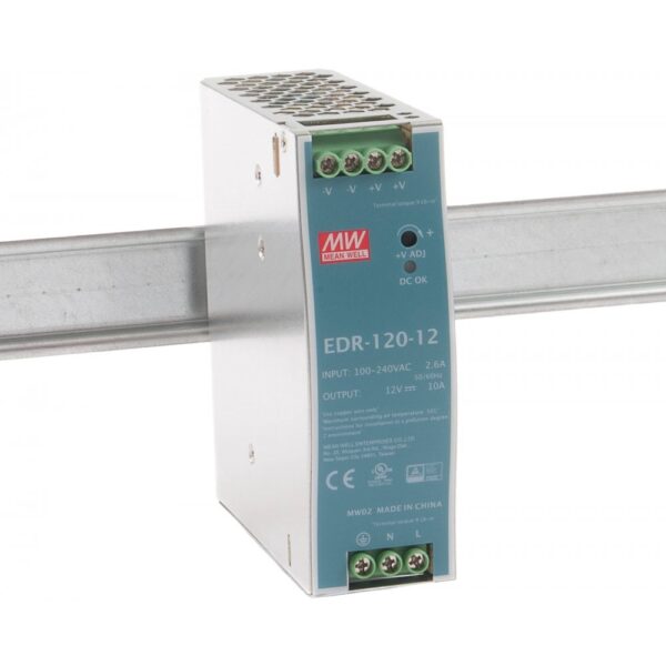 Sursa de alimentare 12V/10A 120W MeanWell EDR-120-12