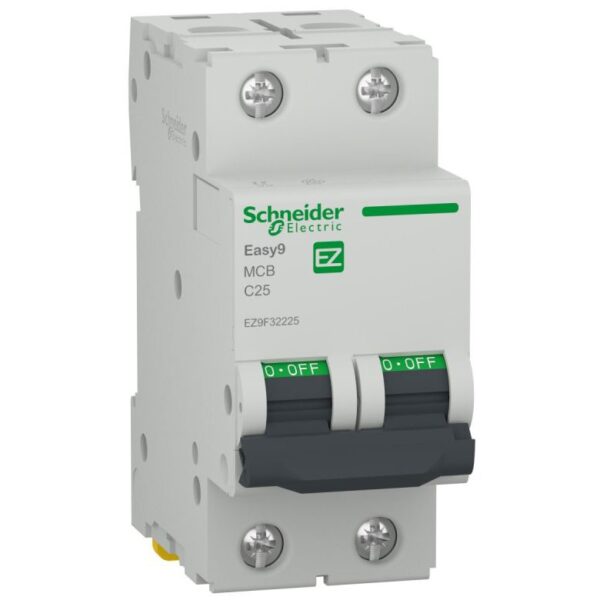 Siguranta automata Easy9 2P 25A 4500A curba C Schneider EZ9F32225