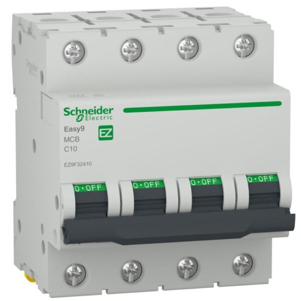 Siguranta automata Easy9 4P 10A 4500A curba C Schneider EZ9F32410