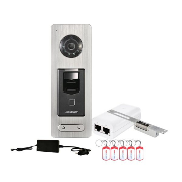 Sistem control acces rezidential standalone Hikvision KIT-CA-1UATCTRLT