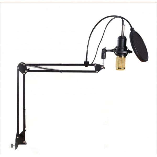 Microfon Profesional de Studio Condenser BM800 cu stand inclus pentru Inregistrare Vocala