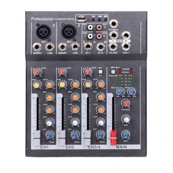 Mixer Audio Mini Portabil cu USB