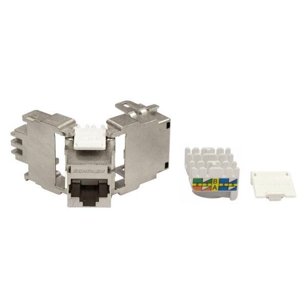 Modul RJ45 ecranat SCHRACK TOOLLESS LINE HSEMRJ6GWA