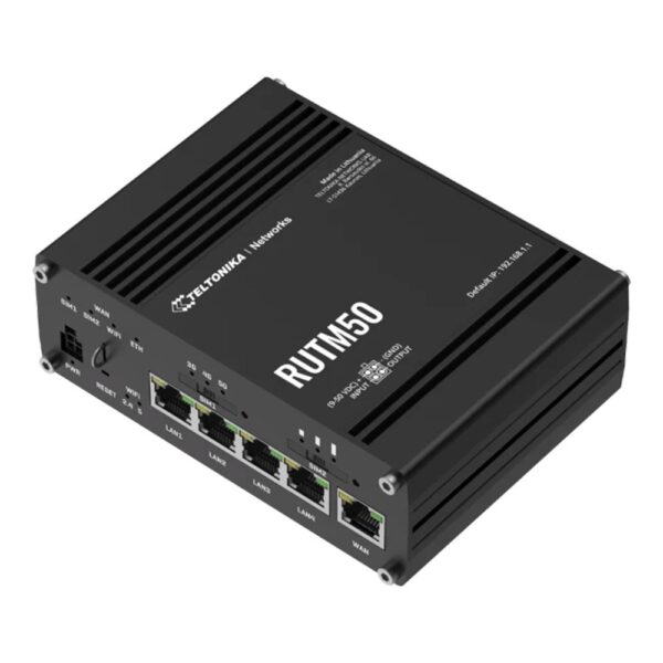Router industrial 5G dual SIM Teltonika RUTM50