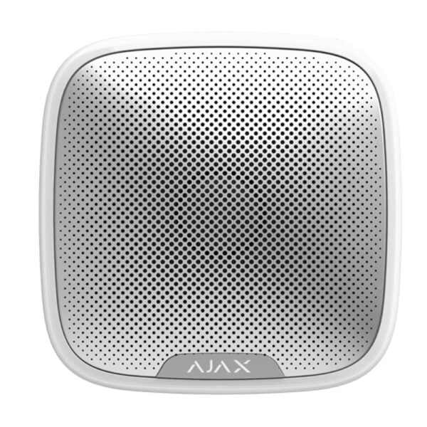 Sirena de exterior wireless cu LED AJAX STREETSIREN WH