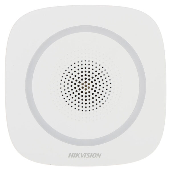 Sirena stroboscopica wireless de interior Hikvision AX PRO DS-PS1-I-WE-B