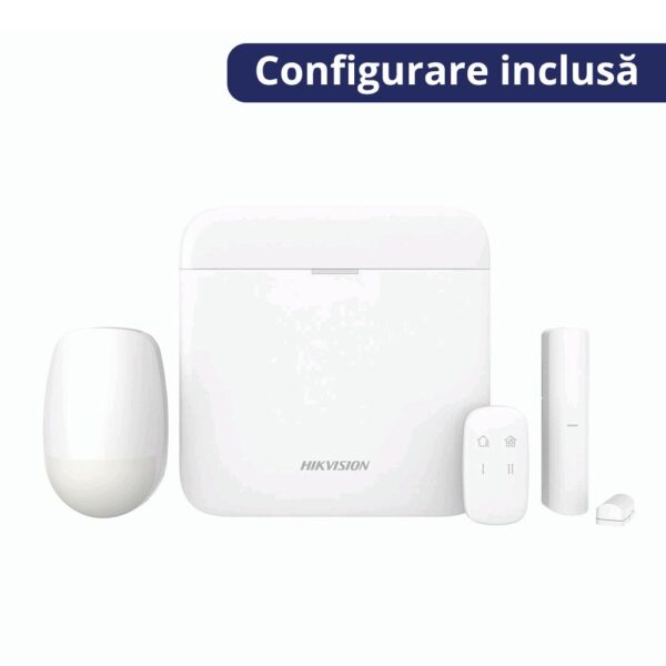 Sistem alarma antiefractie wireless Hikvision AX PRO DS-PWA64-KIT-WE