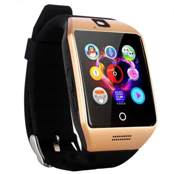 Smartwatch Vogue Q18 Curved cu Camera si Telefon 3G Display 1.54" Bluetooth Auriu