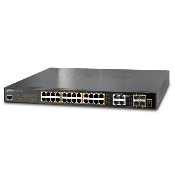 Switch cu 24 porturi PoE Planet GS-4210-24PL4C