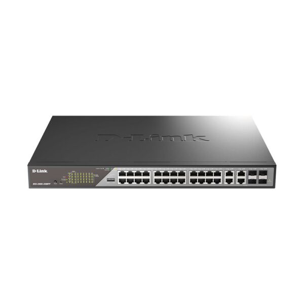 Switch rackabil Gigabit D-Link DSS-200G-28MP