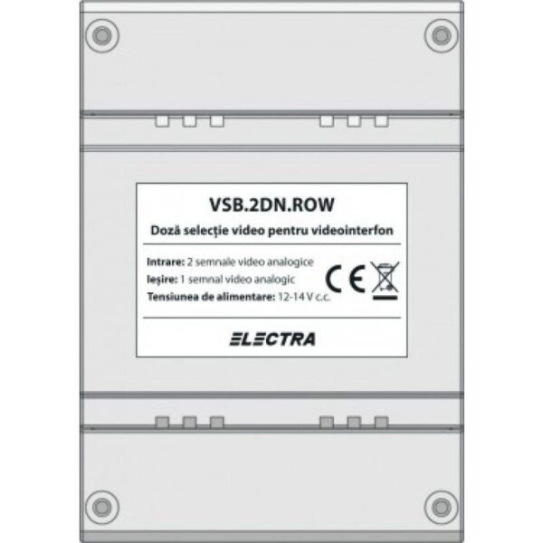 Doza selectie video Electra VSB.2DN.ROW