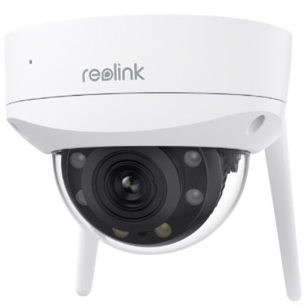 Camera supraveghere Dome wireless Wi-Fi 6 Reolink FullColor W437, 4K, Lumina alba / IR 30m, 2.7-13.5 mm, microfon si difuzor, slot card, vizualizare d