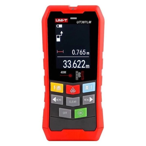 Detector lemn, metale si tensiune fara contact, laser 40m, UNI-T UT387LM WALL-SCAN-UT387LM-UNIT