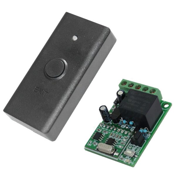 Buton de iesire wifi Secukey Wbutton 1, frecventa 433MHz, montaj aparent